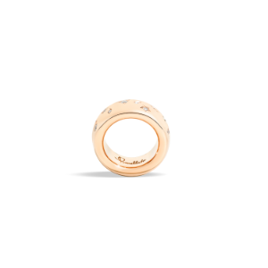Iconica Medium Ring - Rose Gold 18kt, Diamond